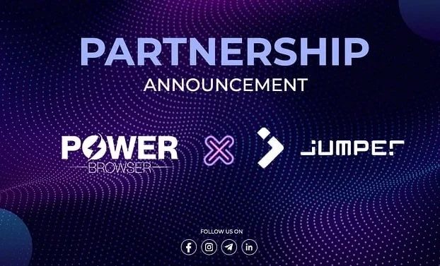 Power Browser Partners with Jumper: Shaping the Future of Decentralized Finance!