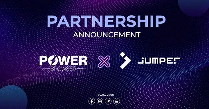 Power Browser Partners with Jumper: Shaping the Future of Decentralized Finance!